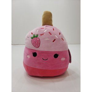 Squishmallows Pama Strawberry Cake Pop 11 inch Plush Valentines Day Pink New